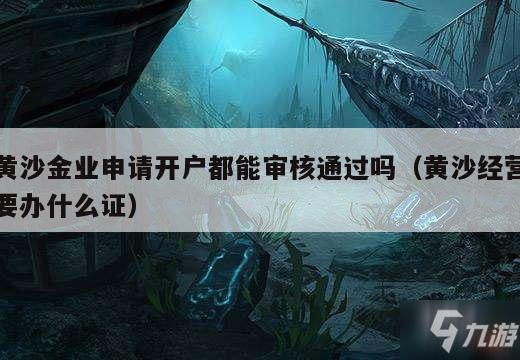 黄沙金业申请开户都能审核通过吗（黄沙经营要办什么证）